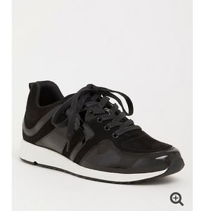Torrid black patent leather sneaker 9W